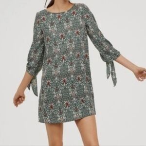 William Morris & Co w/ H&M Collab Shift Dress Botanical Print Women's Size 6